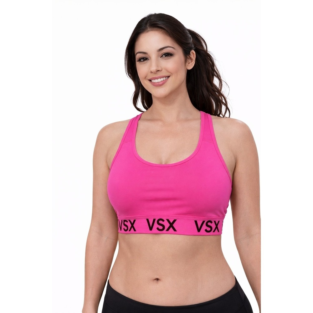 VSX Victoria's Secret SMALL Racerback Hot Pink Sports Bra